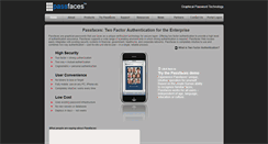 Desktop Screenshot of passfaces.com