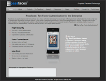 Tablet Screenshot of passfaces.com